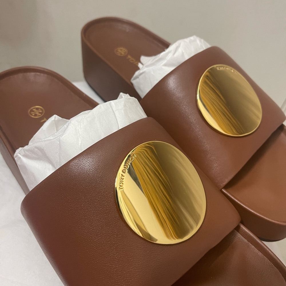 Tory Burch Patos Platform Slide Sandal Brand New